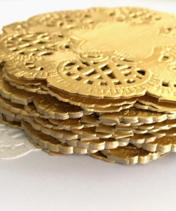 Alternative view of Hoa dập giấy Nhũ Vàng