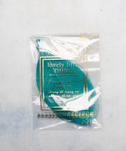 Alternative view of Lá khô màu xanh Turquoise (set 10 cái)