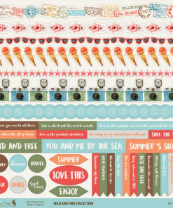 Alternative view of Wild And Free (Bộ 6 giấy và sticker/hình dán)