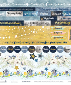 Starry Night (sticker/hình dán)