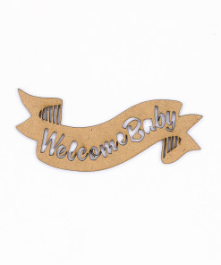 Welcome Baby (Hình gỗ trang trí)