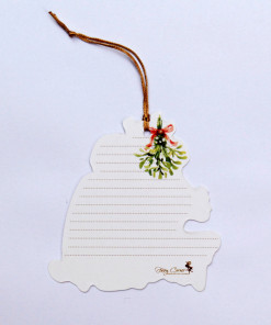 Alternative view of Thiệp Giáng Sinh_Kiss Me Under Mistletes