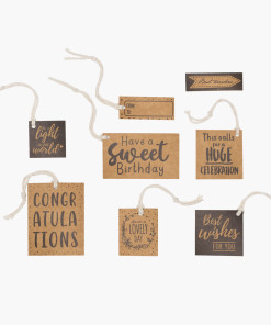 Bộ Thẻ Treo Quà Tặng (Best Wishes)