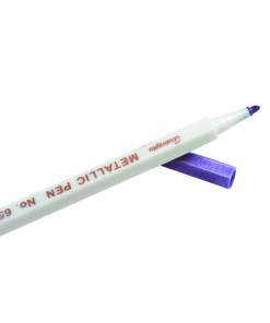 Alternative view of Viết lông trang trí metallic màu tím