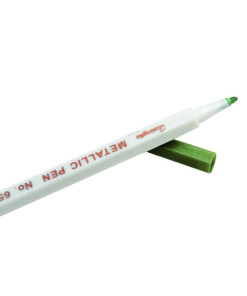 Alternative view of Viết lông trang trí metallic màu xanh lá nhạt