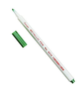 Viết lông trang trí metallic màu xanh lá đậm