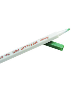 Alternative view of Viết lông trang trí metallic màu xanh lá đậm