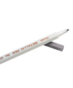 Alternative view of Viết lông trang trí metallic màu bạc