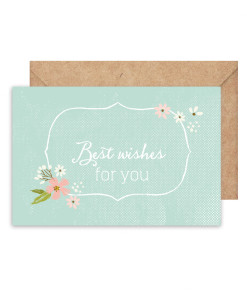 Best Wishes For You (thiệp sinh nhật mẫu 2)