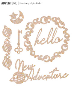 Adventure (Hình gỗ trang trí)