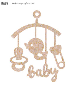 Baby (Hình gỗ trang trí)