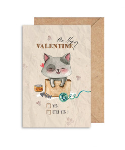 Be my valentine? (thiệp Valentine mẫu 2)