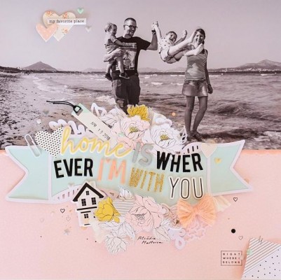 Bìa Scrapbook chủ đề du lịch