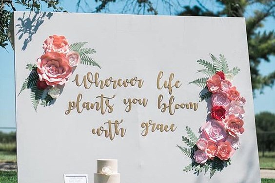 Ý tưởng làm đám cưới với hoa giấy trang trí - Fairy Corner