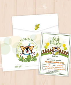 Thiệp Mời Sinh Nhật - Thôi Nôi