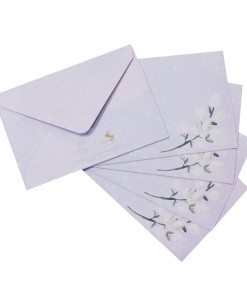 Bộ phong bì 20 - 11 x 16 (Hồng Chấm Bi Trắng)