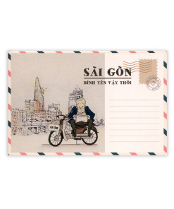 Postcard Xe Ôm Sài Gòn