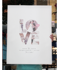 Alternative view of Bảng chào kiêm tranh ký tên Canvas (kích thước 60x80 cm)