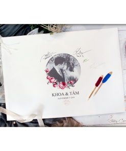 Bảng chào kiêm tranh ký tên Canvas (kích thước 60x80 cm)