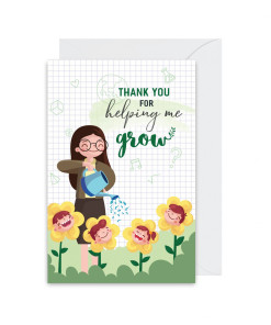 Thiệp giấy in 20.11 - Grow