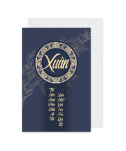 Thiệp giấy in Tết Tân Niên
