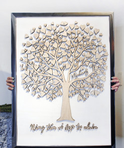 Alternative view of Tranh ký tên bằng gỗ