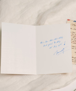 Alternative view of Thiệp Thank you Hoa hồng ép kim vàng 13x18cm