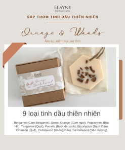Alternative view of Sáp thơm hoa khô Elayne Orange & Sandalwood