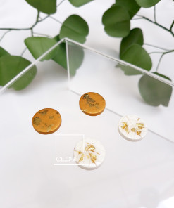 Hoa tai đất sét mẫu 5