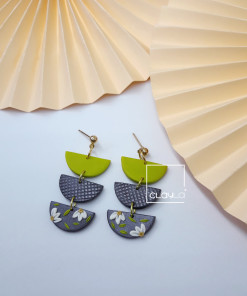 Hoa tai đất sét mẫu 15