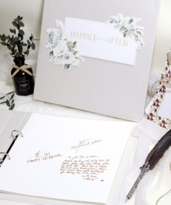 Alternative view of Sổ ký tên Silver 30x30 cm