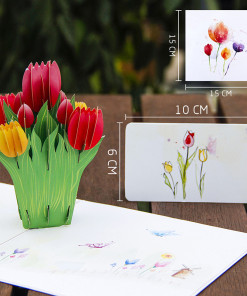 Alternative view of Thiệp 3D Tulip