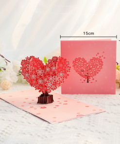 Thiệp 3D Red Heart