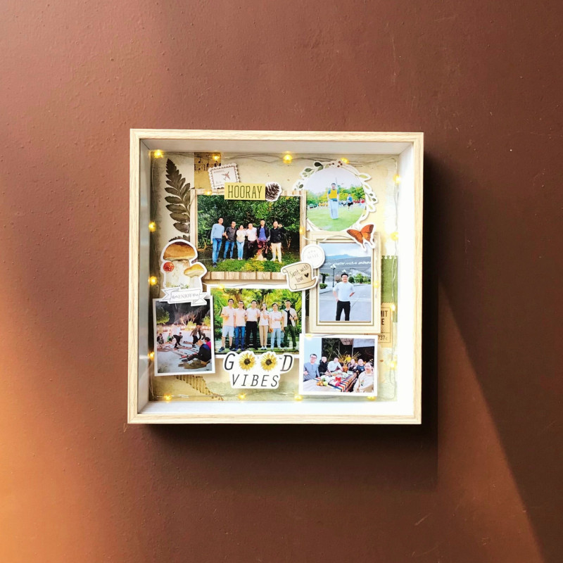 Khung hình handmade quà tặng kỷ niệm, farewell đồng nghiệp