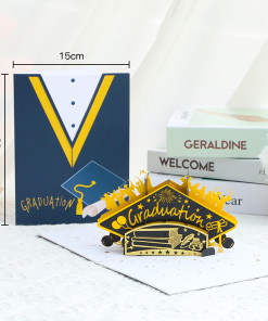 Thiệp 3D Graduation Congrats