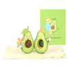Thiệp 3D Birthday Avocado