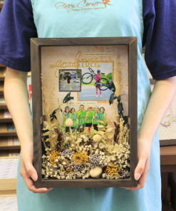 Alternative view of Hộp hoa khô 32 x 22 x 6 cm