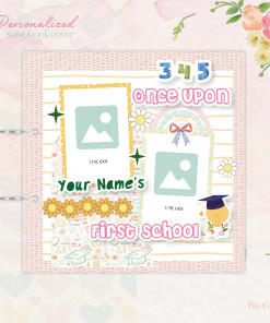 Scrapbook Once Upon Baby’s First School - Pink