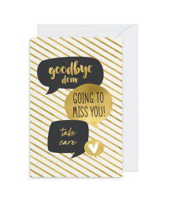 Thiệp giấy in Farewell - Goodbye Dear