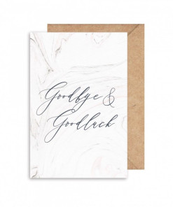 Thiệp giấy in farewell Goobye & Good luck 10x15cm