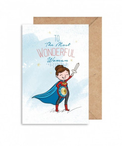 Thiệp giấy in Women's Day Wonderful Women 04