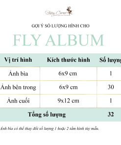 Gợi ý số lượng hình cho Fly album Fairy Corner