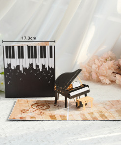 Alternative view of Thiệp 3D Đàn Piano